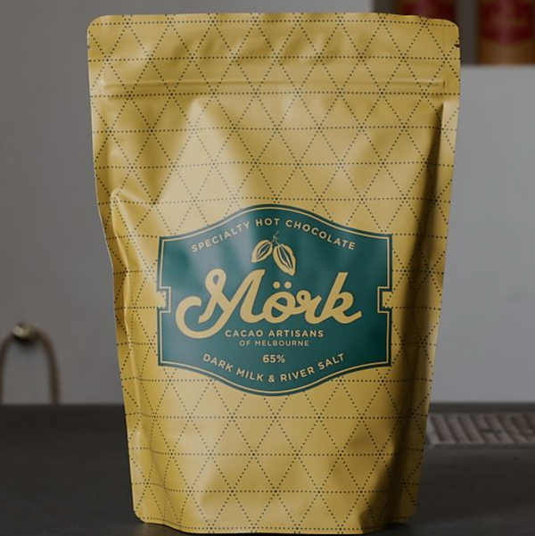 Mork Hot Chocolate 65% dark milk and river salt bag